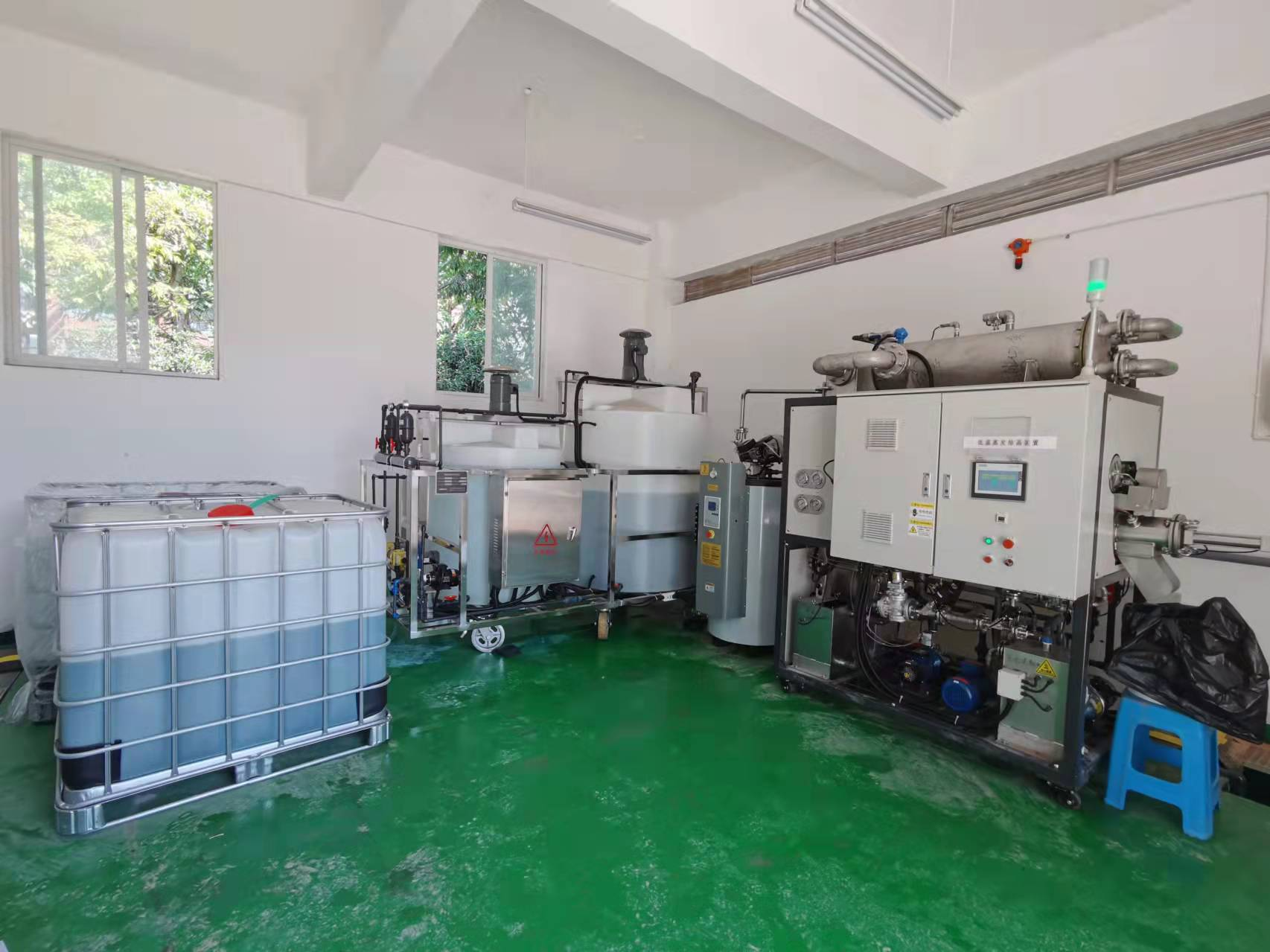 四川德陽電子有限公司ZQ-JJ-1T蒸汽低溫結晶蒸發設備電鍍廢液案例